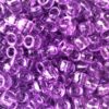 100 Lilac Transparent 6x9mm Pony Beads Craft Beads